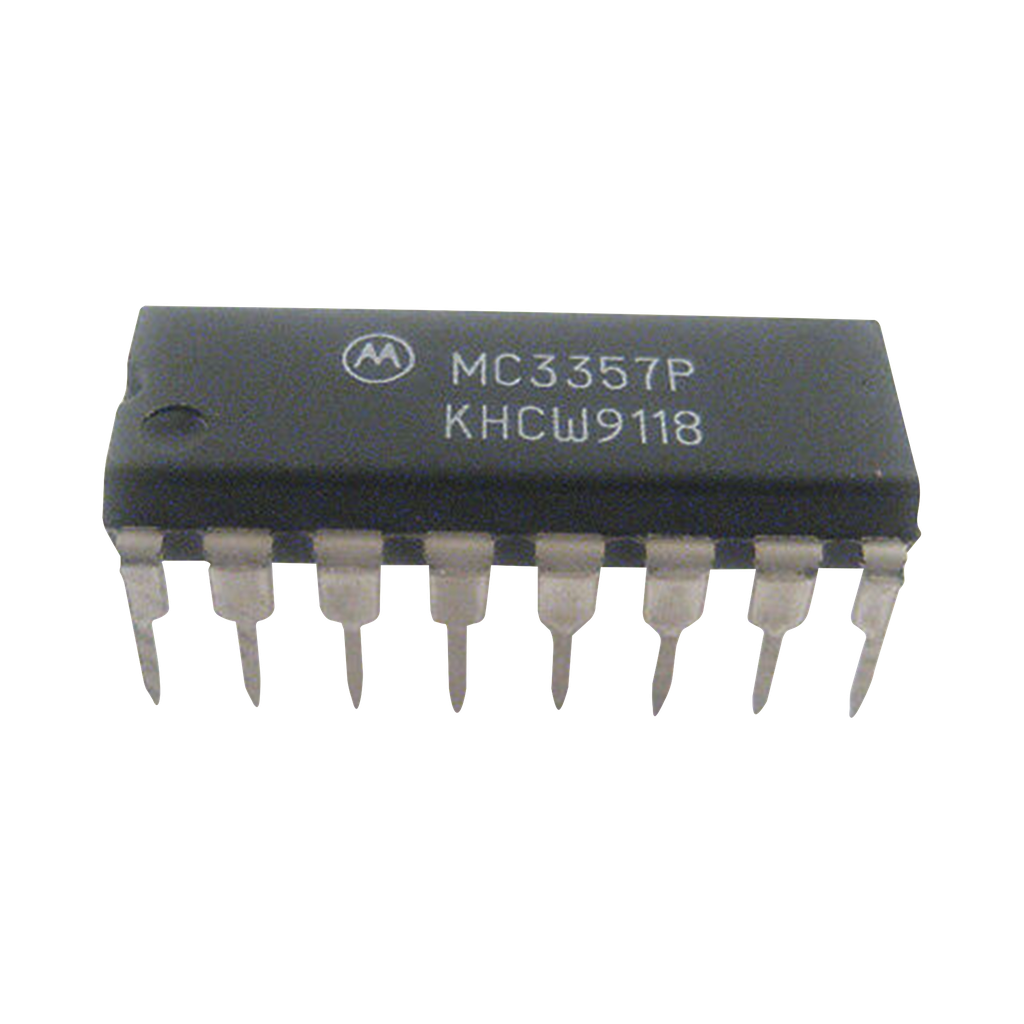 Circuito Integrado de Baja Potencia MC3357P para Frecuencia Intermedia FM de Banda Angosta.