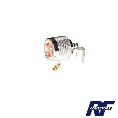 [RFN-1007-2SX] Conector N Macho de anillo plegable para cables RG-8/X, LMR-240, 9258.