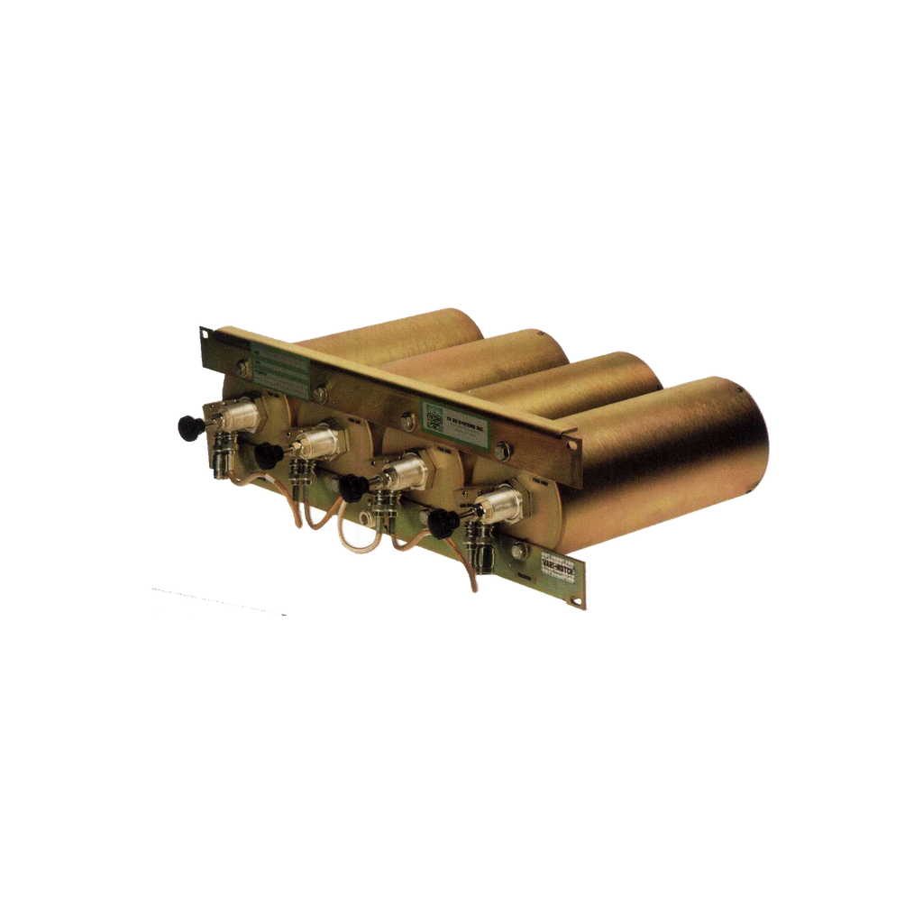 Duplexer Pasa Banda-Rechazo de Banda, 442-450 MHz, 4 Cavidades (4 Dia.) 5 MHz, 350 Watt, N Hem.