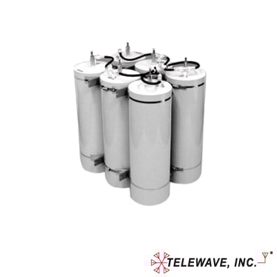 Duplexer Pasa-Banda-Rechazo de Banda, 148-174 MHz, 6 Cavidades (8Dia.) 300 kHz, 2.2 dB, 350 Watt, N Hembras.