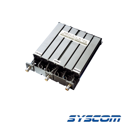 [SYS-4533-1P] Duplexer SYSCOM en UHF, 6 Cav. 403-430 MHz, 50 Watt, 5 MHz Sep. Rechazo de Banda, BNC Hembras.