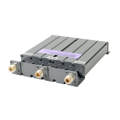 [SYS-4533-4PN] Duplexer SYSCOM en UHF, 6 Cav. 490-520 MHz, 50 Watt, 5 MHz Sep. Rechazo de Banda, N Hembras.