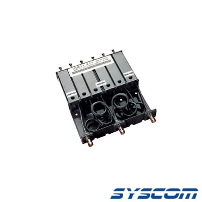 [SYS-1533-3] Duplexer SYSCOM en VHF, 6 Cav. 160-174 MHz, 50 Watt, 5 MHz Sep. Rechazo de Banda, BNC Hembras.