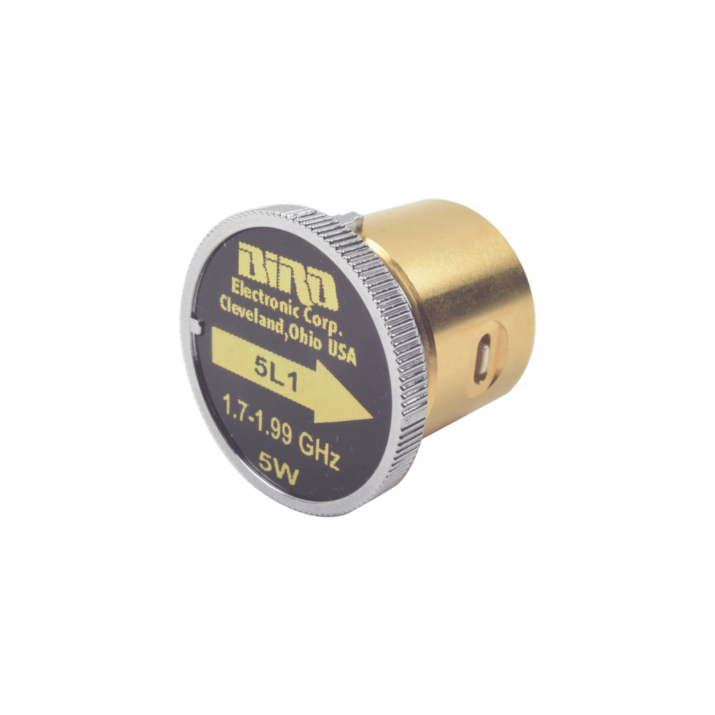 [5L1] Elemento de 5 Watt en linea 7/8 para Wattmetro BIRD 43 en Rango de Frecuencia de 1700-1990 MHz.