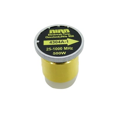 [4304A-1] Elemento de Reemplazo en linea 7/8, de 5/ 15/ 50/ 150/ 500 Watt para Wattmetro BIRD 4304A, en el Rango de Frecuencia de 25-1000 MHz.