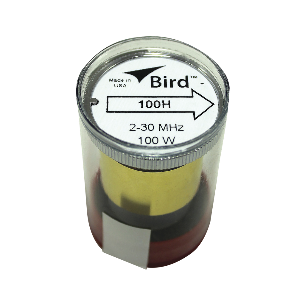 Elemento en Línea 7/8 de 100 Watt para Wattmetro BIRD 43 en el Rango de Frecuencia de 2-30 MHz.