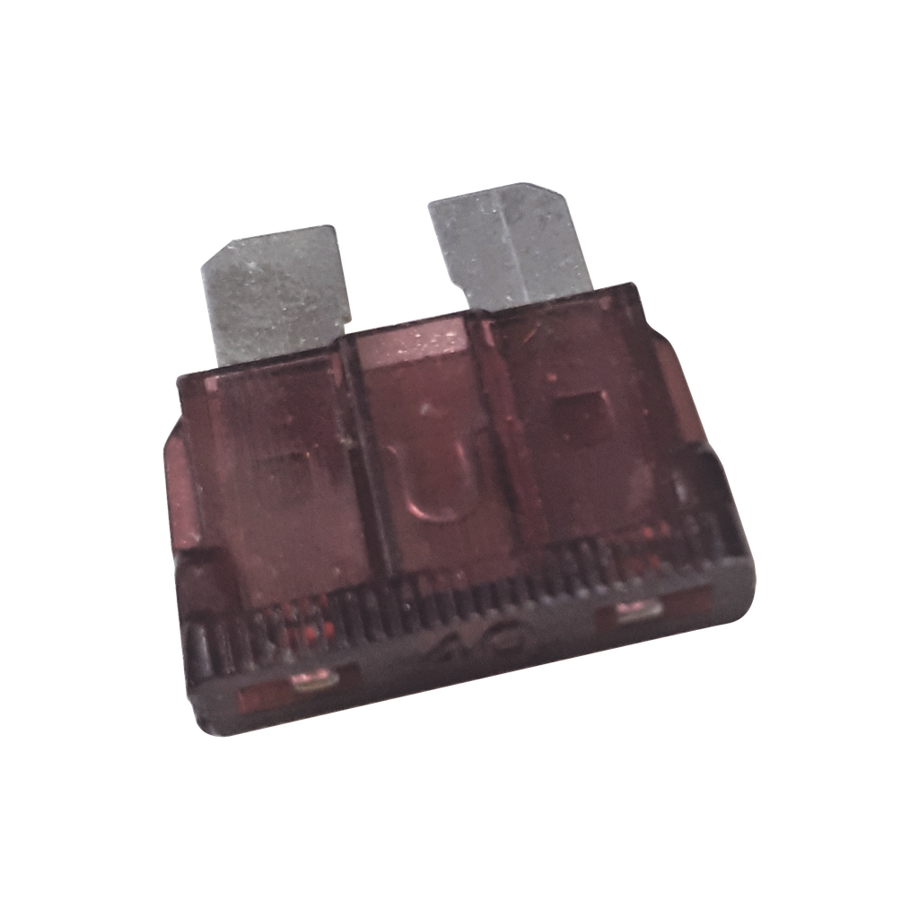 [FUSIBLE40AMP] Fusible tipo Automotriz Guinda de 40 Amperes.