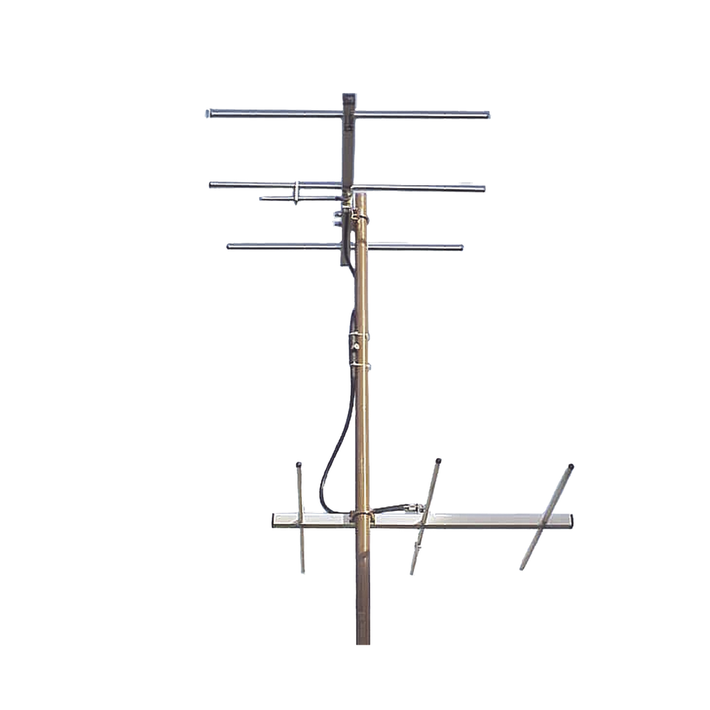 Juego de 2 antenas bidireccionales, 3 elementos, 3 dB, Canal 10
