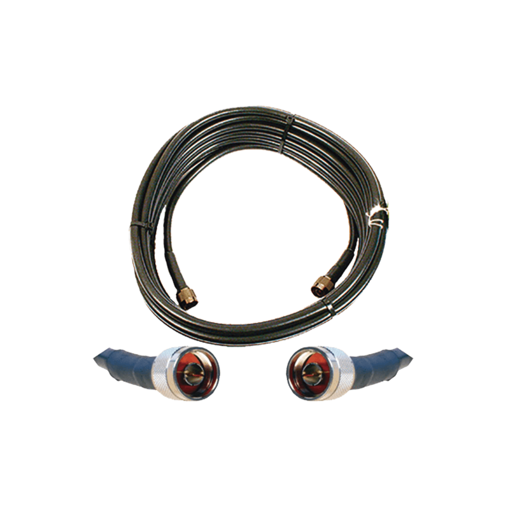 Jumper Coaxial de 50 Ohm con Cable Wilson-400 | Conector N Macho en los extremos | 15.24 metros de longitud.