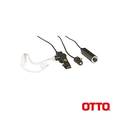 [V1-10284] Kit de Micrófono-Audífono profesional de 3 cables Motorola EP350/450/450S, MAGONE, MOTOTRBO: DEP450,XPR3000,CP200D. Hytera TC500/600