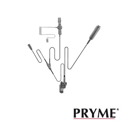 [SPM-3303] MICRÓFONO - AUDÍFONO DE SOLAPA DE 3 CABLES P/ HYT TC-500/ 518/ 600/ 610/ 620/ 700 - MOTOROLA GP300/ SP-50/ P1225/ PRO-3150/ MAG-ONE/ EP-450/ 350/ RDU-2020/ XV-2600/ XTN446.