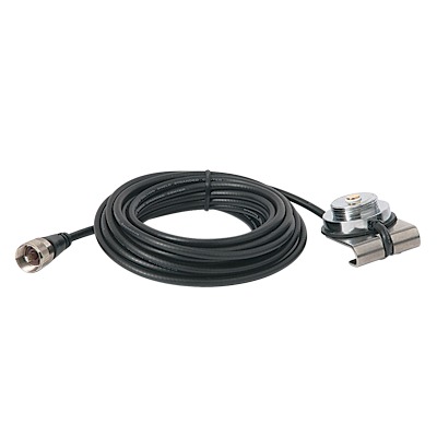 Montaje de 3/4 (Nmo) para Cajuela, 5 m de Cable RG-58A/U, Conector UHF (PL-259) Macho.