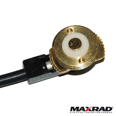 [NMO-58UNC] Montaje para Antenas Móviles, 1 Hilo, 5 mts de Cable RG58U, Montaje 3/4 (NMO), sin Conector.