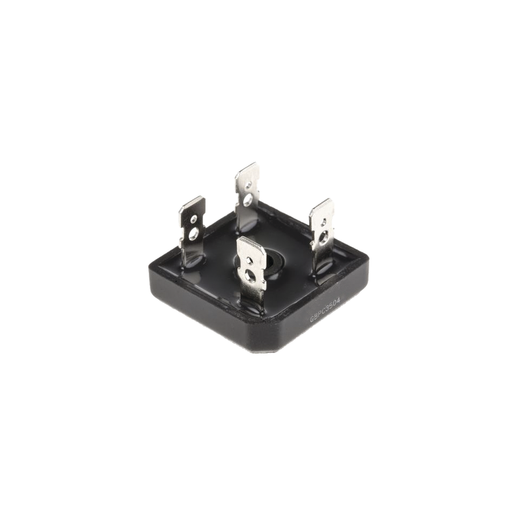 Puente de Diodos Rectificador, 35A, 400 PIV, 29 x 29 mm.