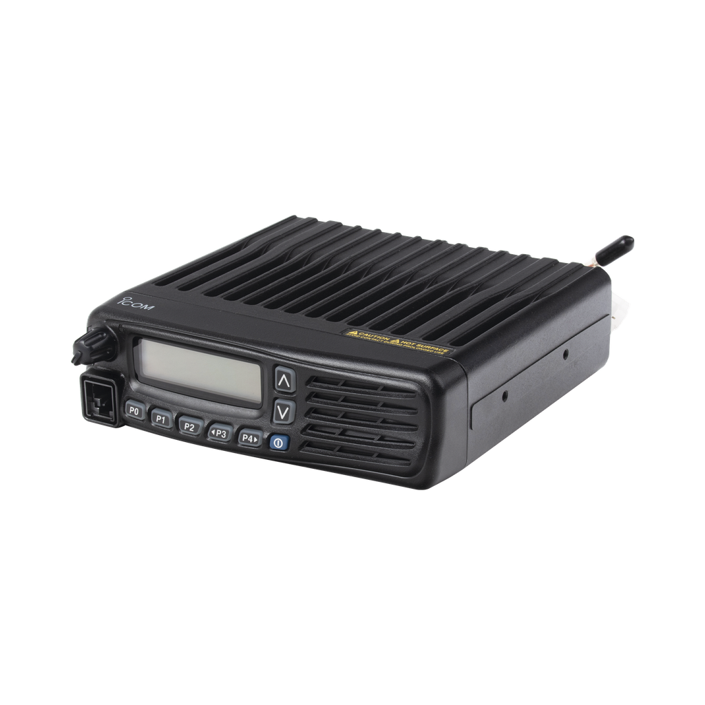 [IC-F5061D] Radio Móvil Digital NXDN, 50 W, 136-174MHz, 512 canales, analógico, digital, mezclado, convencional, trunking y multitrunk. Incluye micrófono, cable de corriente y bracket.