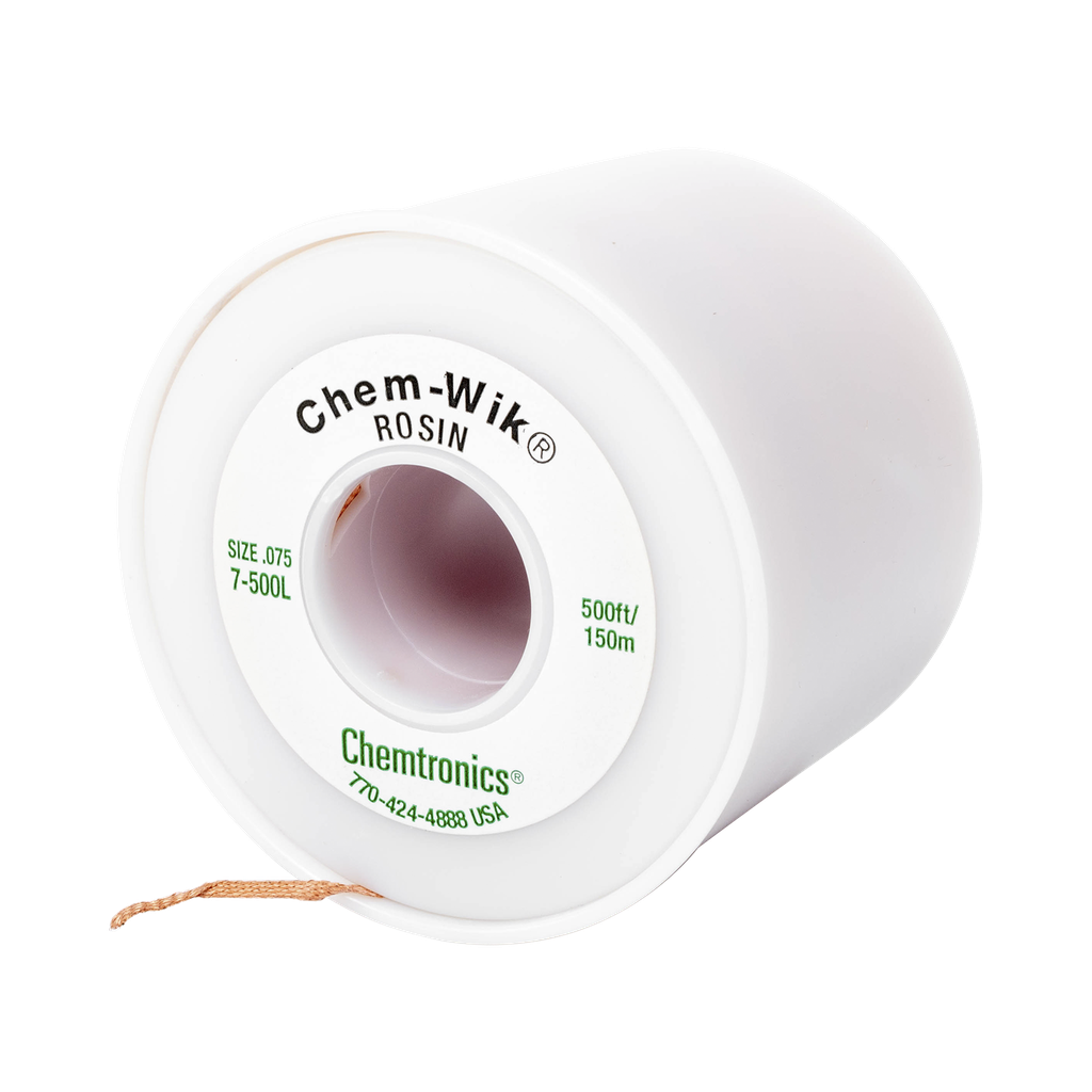 [237-SO-027] Rollo de desoldar de 150 m, trenza de 0.075 de ancho y alta absorción.