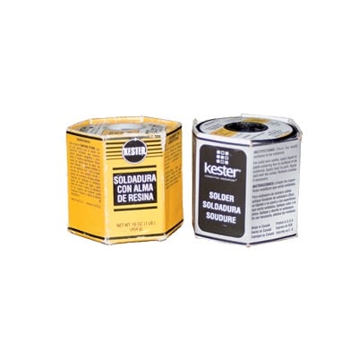 Rollo de Soldadura KESTER de 60% Sn y 40% Pb de 0.040 con 454 gr.
