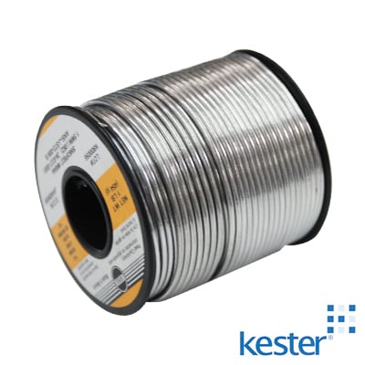 Rollo de Soldadura KESTER de 63% Sn y 37% Pb de 0.062 de 454 gr.