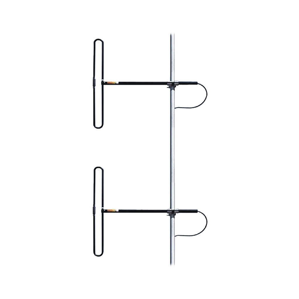 Antena Base de 2 Dipolos para 138-174 MHz, 3 dB de Ganancia, N Macho