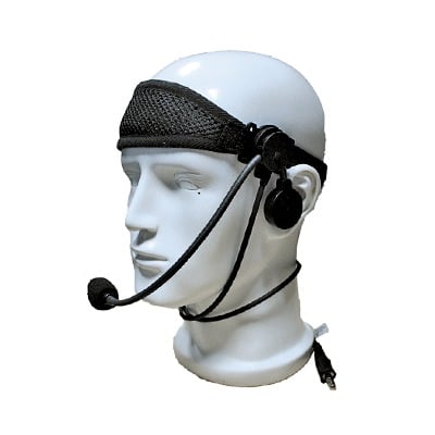 [TX-M10-K02] Auriculares Militares con micrófono de brazo flexible ligero IP67 para KENWOOD TK-480/2180/3180, NX200/300/410.