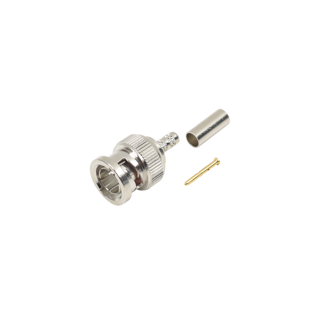 Conector BNC Macho para Mini Coaxial 1164A, 8212 (Video Vigilancia).