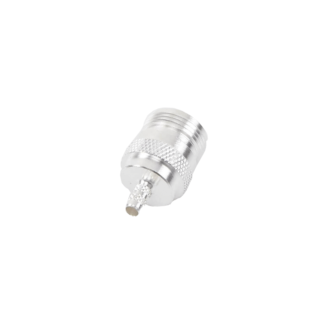 Conector N Hembra de anillo plegable para cables LP-195, LP-142, RG-142/U, LMR-195.
