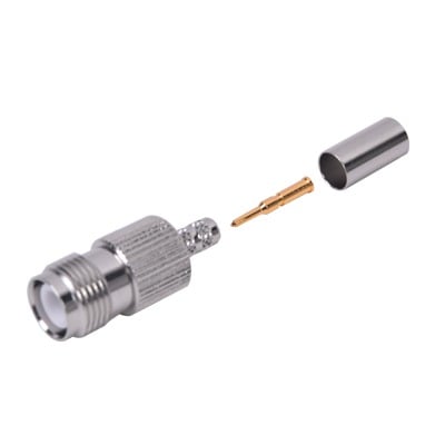 [RP-1216-C1] Conector TNC Hembra Inverso para cable RG-142/U.