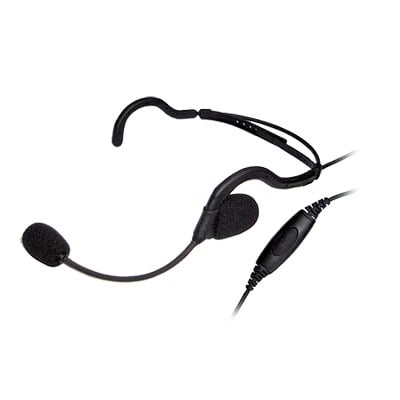 [TX-760-K02] Diadema por Detrás de la Cabeza con Boom Flexible. Para KENWOOD Serie 80/ 90/ 140/ 180/ NX-200/ 410.