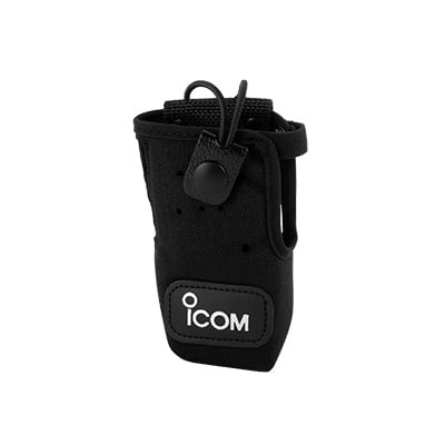 [NC-F14-CLIP] Funda de Nylon con clip metálico a cinto y correa con broche frontal para sostener el radio / IC-F3013, IC-F4013.