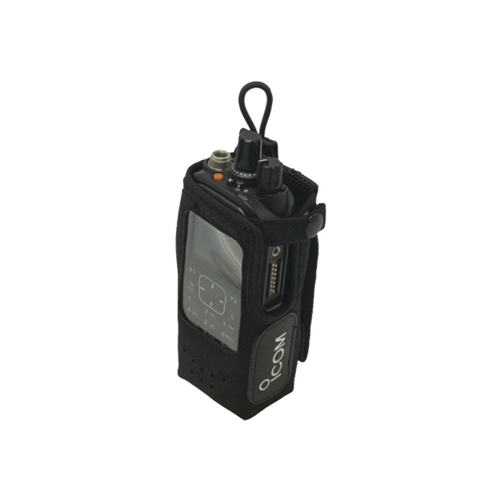 Funda de nylon con clip metálico para radio ICF3400/4400DS con display sin teclado DTMF