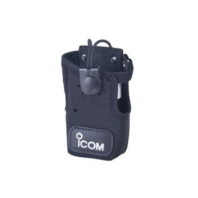 [NC-F3000-CLIP] Funda de Nylon, clip-cinto y correa de broche frontal, para IC-F3003/ 4003,  IC-F3103D/ 4103D,  IC-F3210D/ 4210D.