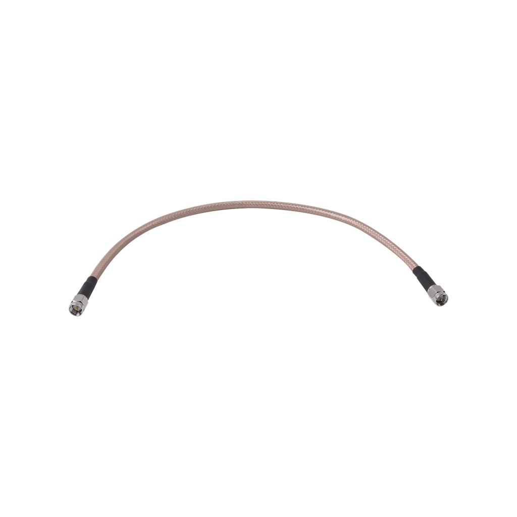 [SSMA-142-SMA-30] Jumper con cable RG-142 con conectores  SMA Macho/SMA Macho de 30 cm.