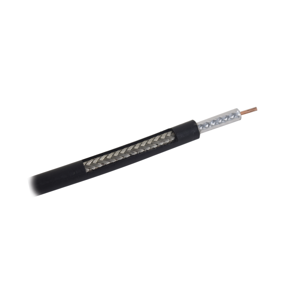 Metro de Cable Coaxial RG-58 LMR-195, Baja Pérdida de 50 Ohms, Conductor de Cobre Sólido