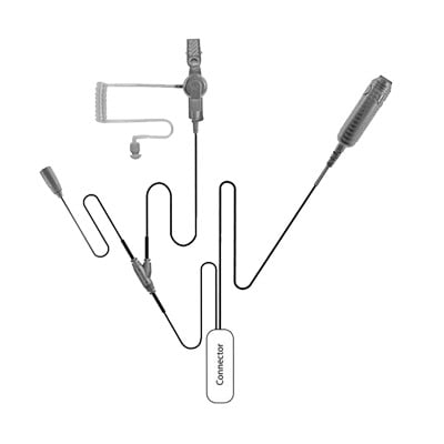 [SPM-3310] MICRÓFONO - AUDÍFONO DE SOLAPA DE 3 CABLES P/ ICOM IC-F50/ 60/ 3161/ 4161/ 30G/ 30GS/ 30GT/ 40GT/ 40GS/ 40G.