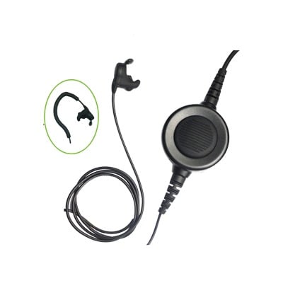 [TX-540D-H02] Micrófono audífono interconstruido en auricular  con PTT grande para Radios TE320 /  TC610P/TC780