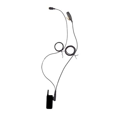 [E1-2W2MG131] Micrófono de 2 cables serie LOC para Motorola EP350/450/450S, MAGONE, MOTOTRBO: DEP450,XPR3000,CP200D. Hytera TC500/600