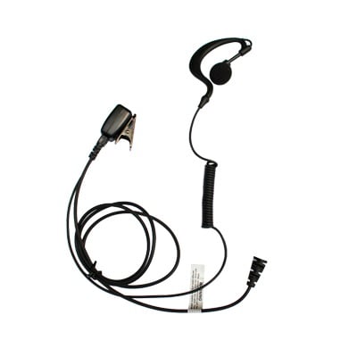 [TX-118-H03] Micrófono de solapa con audífono ajustable de gancho  para HYT TC-700,TC-610,TC-620,TC-620H,TC-510,TC-585,TC-550S,TC-518,TC-580,TC-446S,TC-508,PMR446, PD506