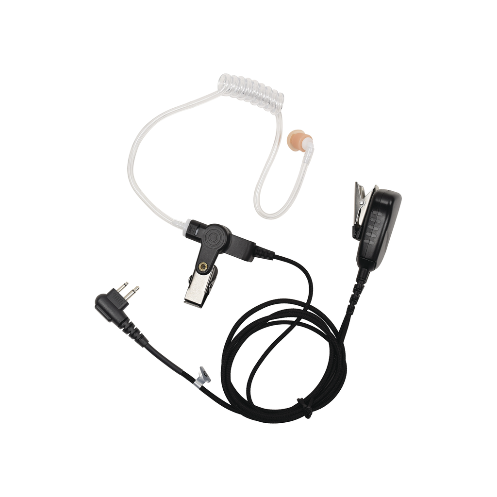 [SPM-1303-BF] MICRÓFONO DE SOLAPA CON AUDÍFONO DISCRETO CON CABLE D/FIBRA TRENZADA ULTRA RESISTENTE P/ HYT TC-500/ 518/ 600/ 610/ 620/ 700/ 1600/ 70EX. MOTOROLA GP300/ SP50/ P1225/ PRO3150/ EP450/ EP350/ MAG ONE/ RDU2020/ XV2600.