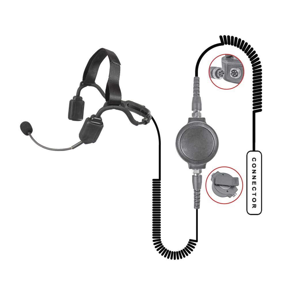 MICROFONO DE SOLAPA CON TUBO ACUSTICO P/ HYT TC-500/ 518/ 600/ 610/  700. MOTOROLA GP300/ SP-50/ P1225/ PRO3150/ MAG ONE/ EP450/ EP350.