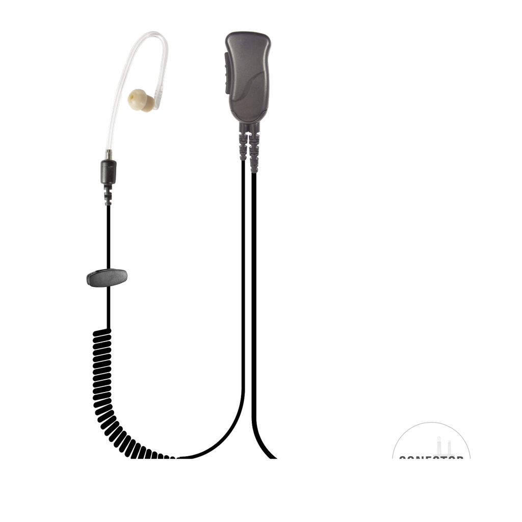 MICRÓFONO DE SOLAPA CON TUBO ACÚSTICO P/ MOTOROLA HT750/ 1250/  1550/ PRO5150/ 5550/ 7150.