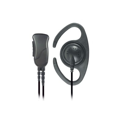 [SPM-1211C] MICRÓFONO DE SOLAPA P/ SEGURIDAD PRIVADA P/ KENWOOD Serie 80/ 90/ 140/ 180/ NX-200/ 410. Compatible con VOX de la Serie 180 y 200