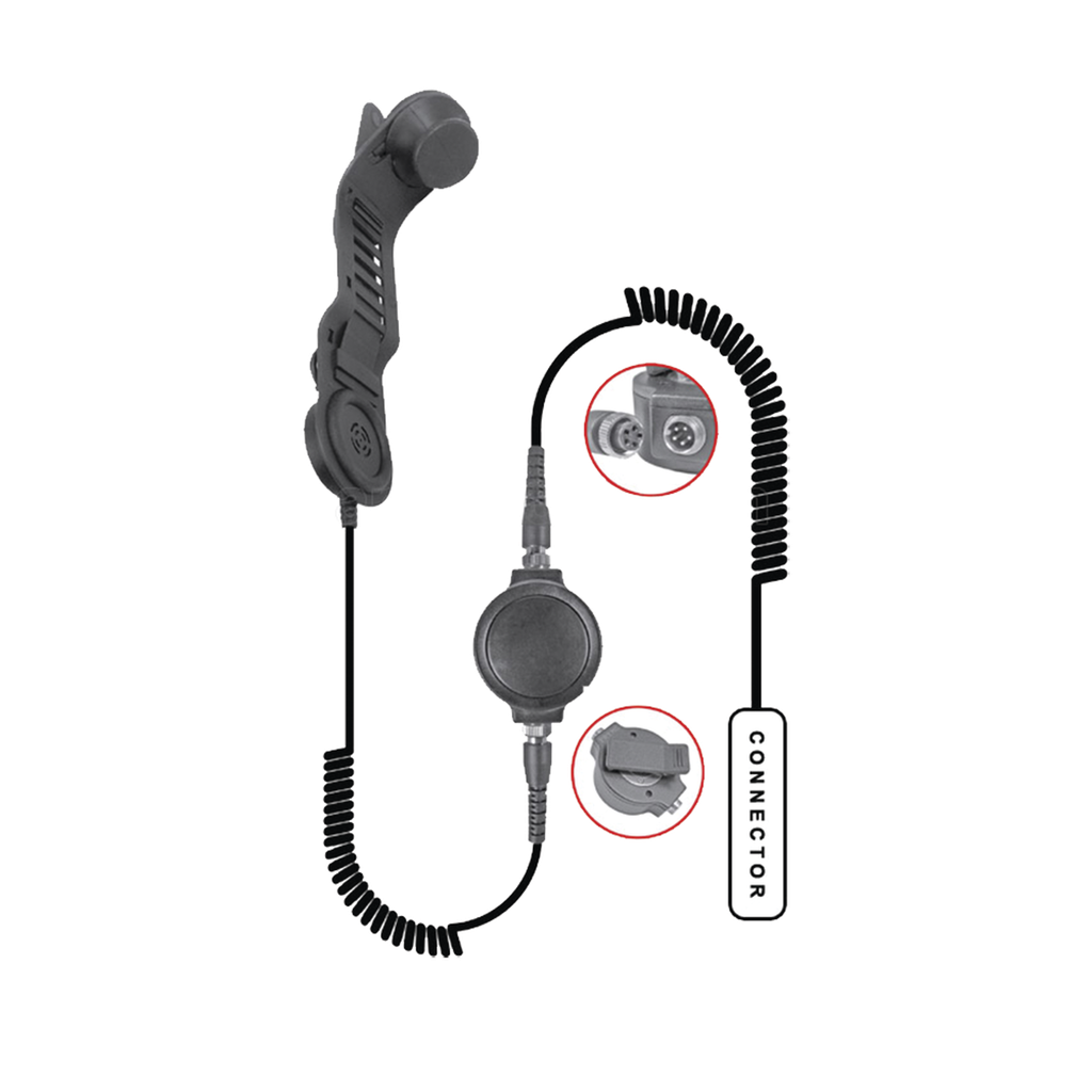 [SPM-1703] MICRÓFONO DE VIBRACIÓN PARA CRÁNEO P/ HYT TC500/ 518/ 600/ 610/ 700.  MOTOROLA GP300/ SP50/ P1225/ PRO3150/ MAG ONE/ EP450/ EP350.
