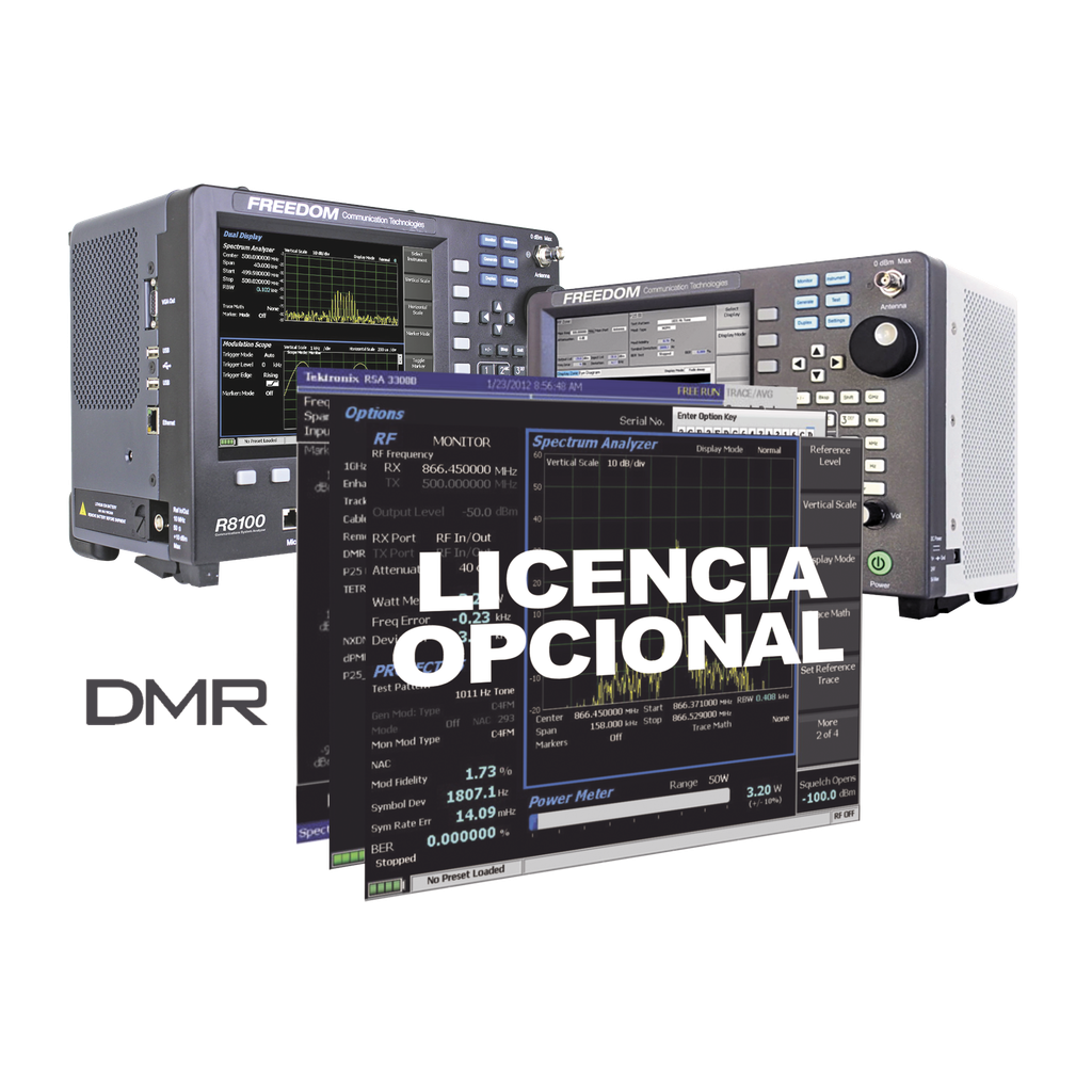 [R8-DMR] Opción de Software para prueba de Sistemas con DMR Convencional (Nivel 2) en R8000 /R8100.