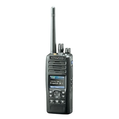 [NX-5300-K5-IS] Radio portátil UHF 380-470 MHz, Intrínsecamente Seguro, Digital NXDN-DMR-Analógico, 5 W, Bluetooth, GPS, MicroSD, 1024 Canales, Incluye Batería, cargador, antena, y clip