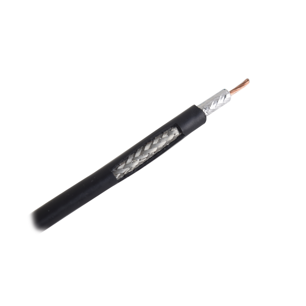 [LMR-240UF] RG-8X, Metro de Cable Coaxial Ultra Flexible, Conductor Central de Cobre Trenzado, Malla de Cobre Estañado, 50 Ohms