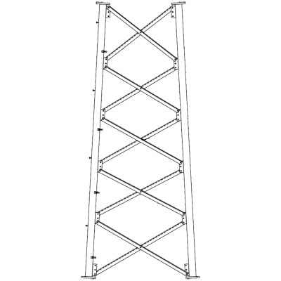 [SSV7N] Sección 7 Intermedia para Torre Autosoportada línea SSV (Código de Fábrica: 7N)