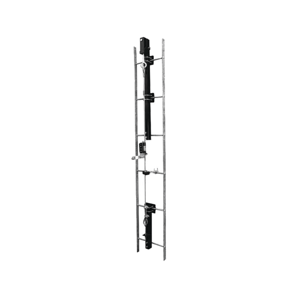 [TT100LAD] Sistema de Línea de Vida para Instalación en Escalerilla. Hasta 100 (30m) de Altura.