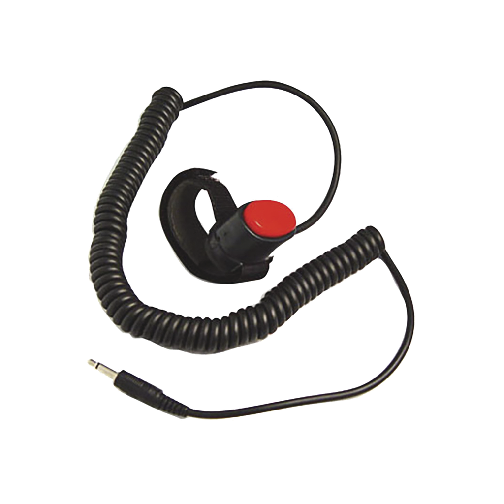 Switch de ptt para radio aéreos con accesorio de audio.