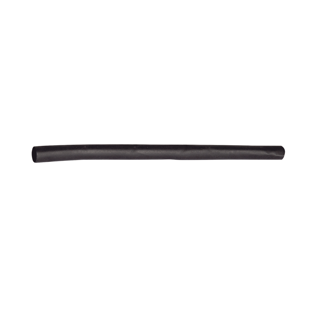 Tubo Termoencogible (Termofit) Negro de 1.2 m, 1/8 de Diámetro, Reduce de 2:1, Poliolefina.