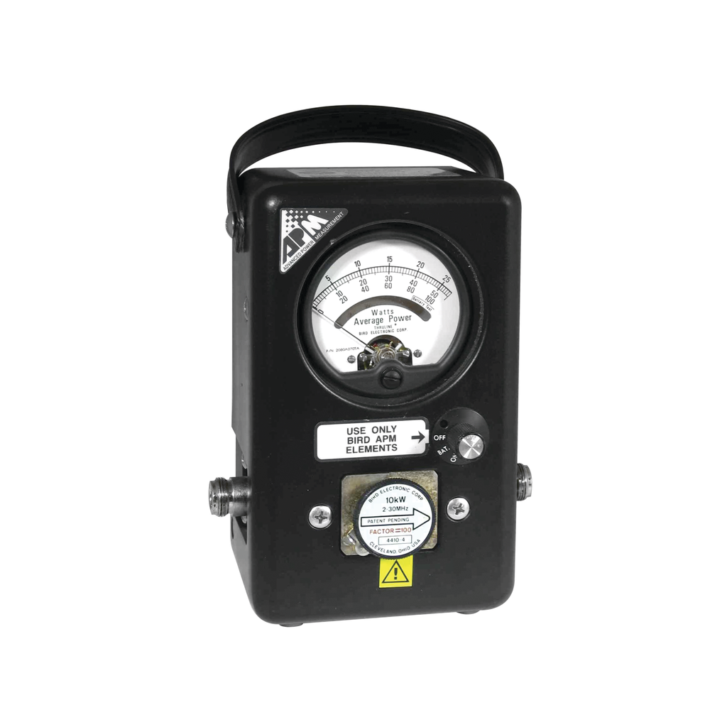 Wattmetro Medidor de Potencia para Comunicación Digital de Lectura Promedio, usa Elementos de la Serie APM (No Incluidos).